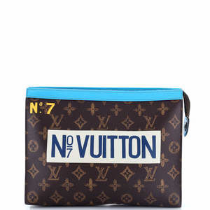 Louis Vuitton MM Pochette Voyage No.7 Trunk L'Oeil Vintage Monogram Canvas